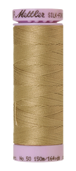 Mettler Silk-finish 50wt Solid Cotton Thread 164yd/150m Dark Rattan
