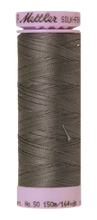 Mettler Silk-finish 50wt Solid Cotton Thread 164yd/150m Old Tin