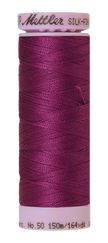 Mettler Silk-finish 50wt Solid Cotton Thread 164yd/150m Purple Passion