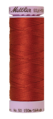 Mettler Silk-finish 50wt Solid Cotton Thread 164yd/150m Brick