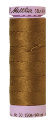 Mettler Silk-finish 50wt Solid Cotton Thread 164yd/150m Golden Grain