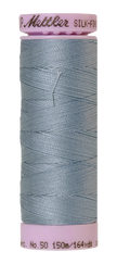 Mettler Silk-finish 50wt Solid Cotton Thread 164yd/150m Blue Speedwell