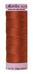 Mettler Silk-finish 50wt Solid Cotton Thread 164yd/150m Dirty Penny