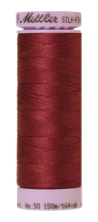 Mettler Silk-finish 50wt Solid Cotton Thread 164yd/150m Claret