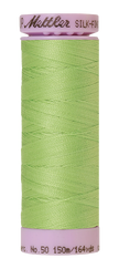 Mettler Silk-finish 50wt Solid Cotton Thread 164yd/150m Jade Lime