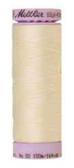 Mettler Silk-finish 50wt Solid Cotton Thread 164yd/150m Antique White