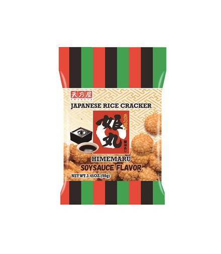 Amanoya Hime Maru Soy Sauce Senbei Rice Cracker (98G)