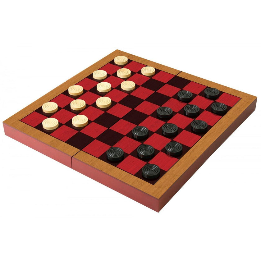 Ambassador - Folding Wood Checker