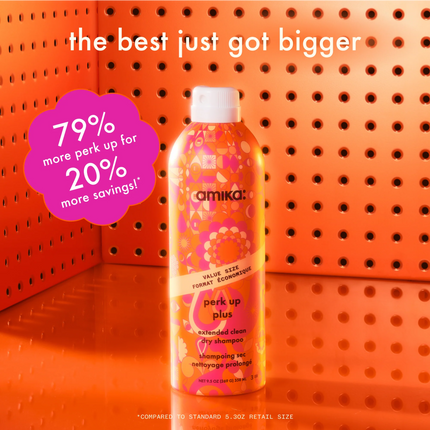 Amika Perk Up Plus Extended Clean Dry Shampoo