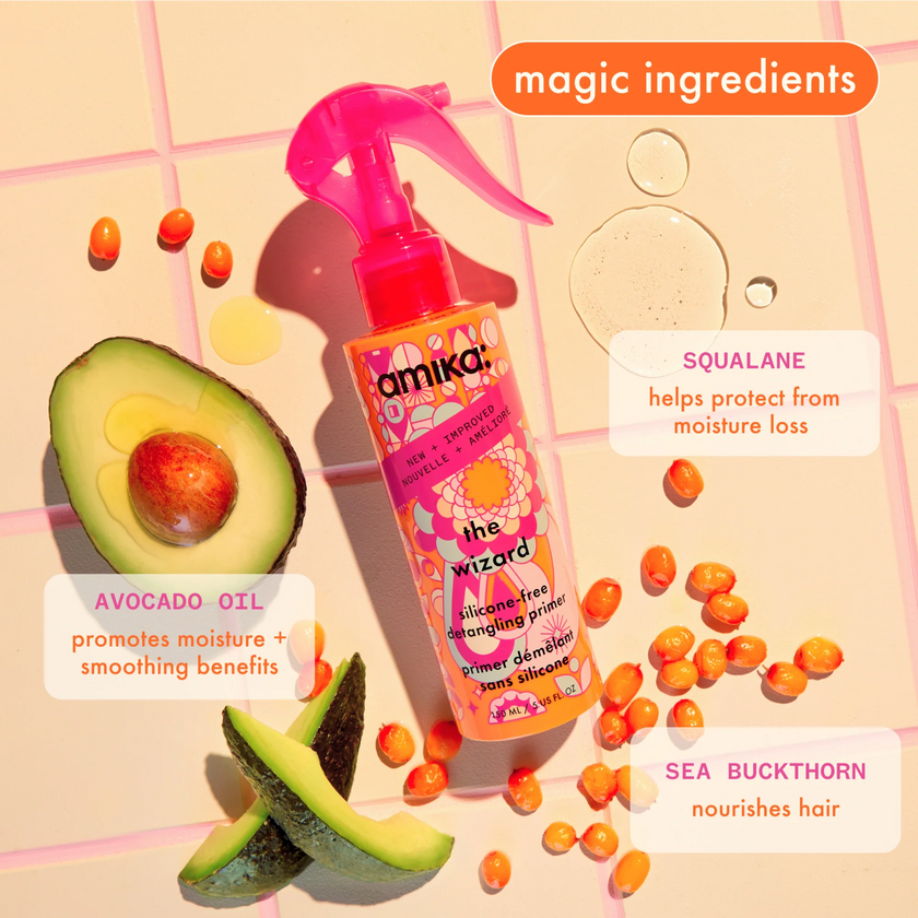 Amika The Wizard Silicone-Free Detangling Primer