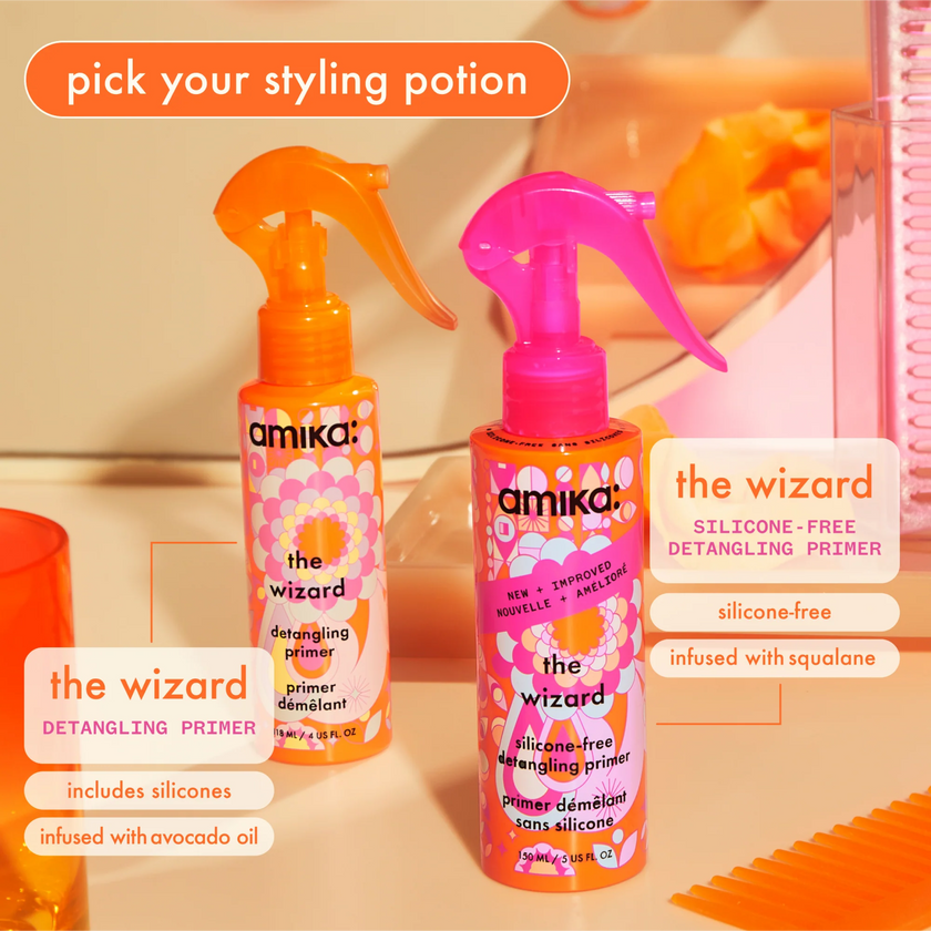 Amika The Wizard Silicone-Free Detangling Primer