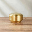 An Adorable Stainless Steel with Golden Tape Tureen Bowl