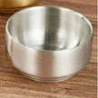 An Adorable Stainless Steel with Golden Tape Tureen Bowl