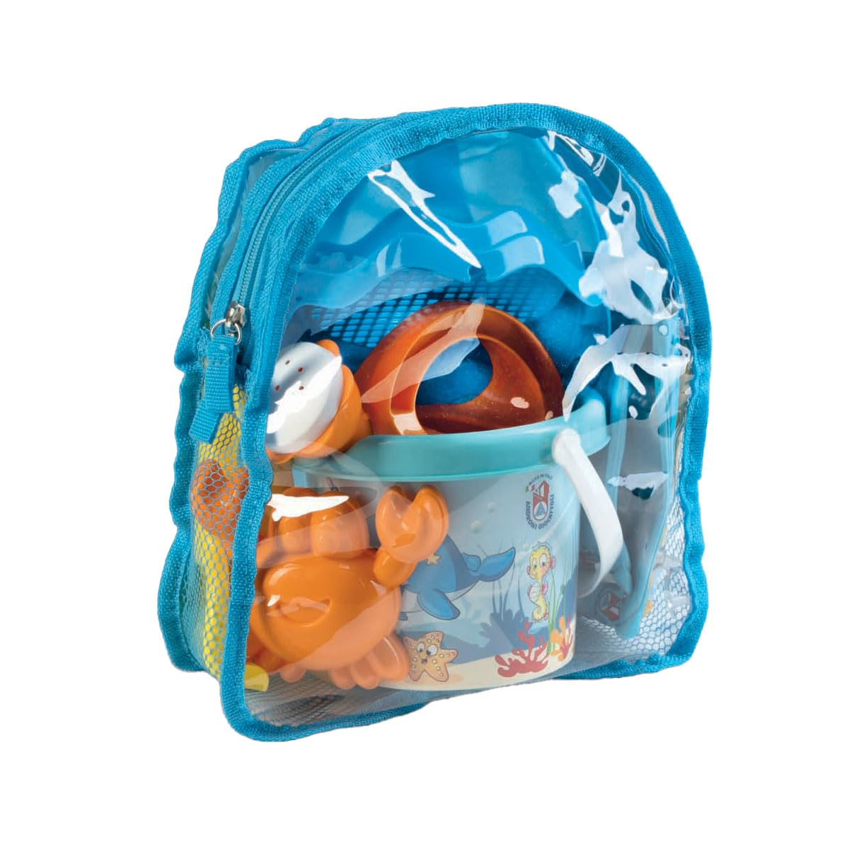 Androni - BACKPACK - BEACH SET AND ARM FLOATIES FISH