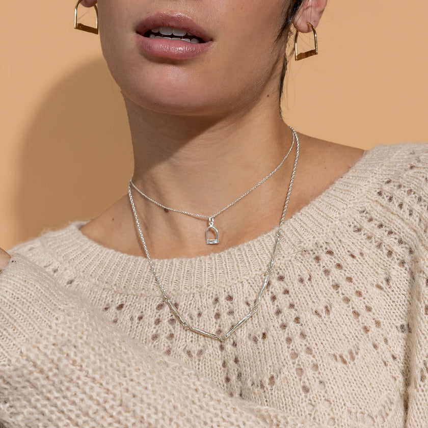 Passionnée - Chaîne originale en argent sterling ou plaquée or