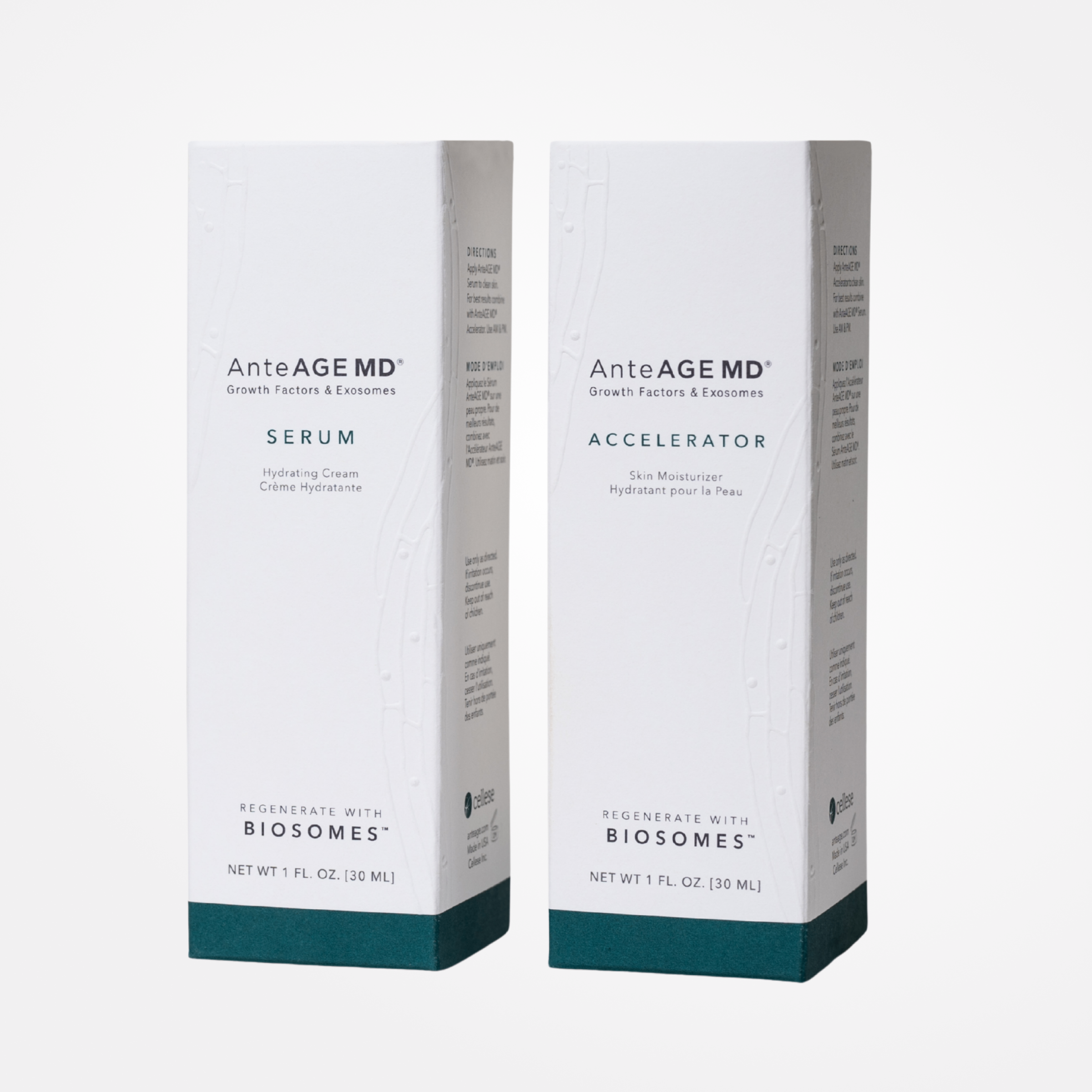 AnteAGE MD Biosome System Serum + Accelerator