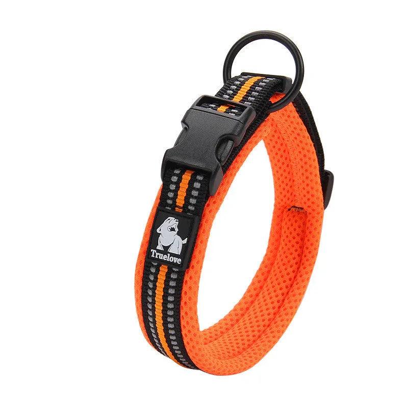 Anti-Strangulation Reflective Dog Collar – Soft Padded Nylon | 11 Colours, XXS–3XL