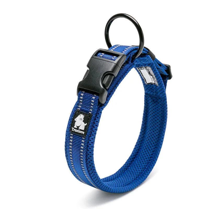 Anti-Strangulation Reflective Dog Collar – Soft Padded Nylon | 11 Colours, XXS–3XL
