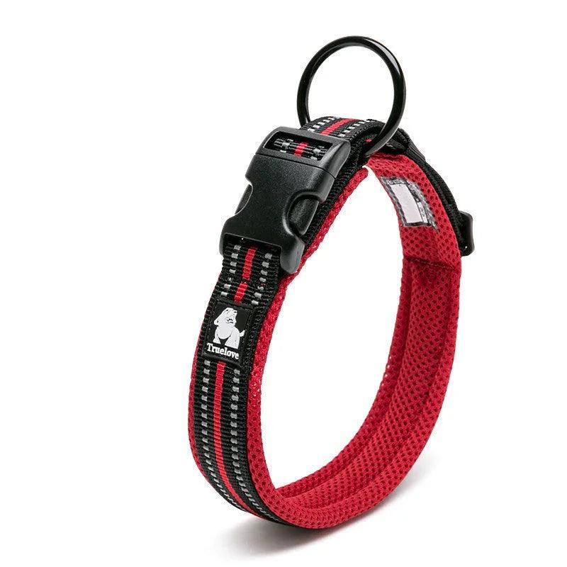 Anti-Strangulation Reflective Dog Collar – Soft Padded Nylon | 11 Colours, XXS–3XL
