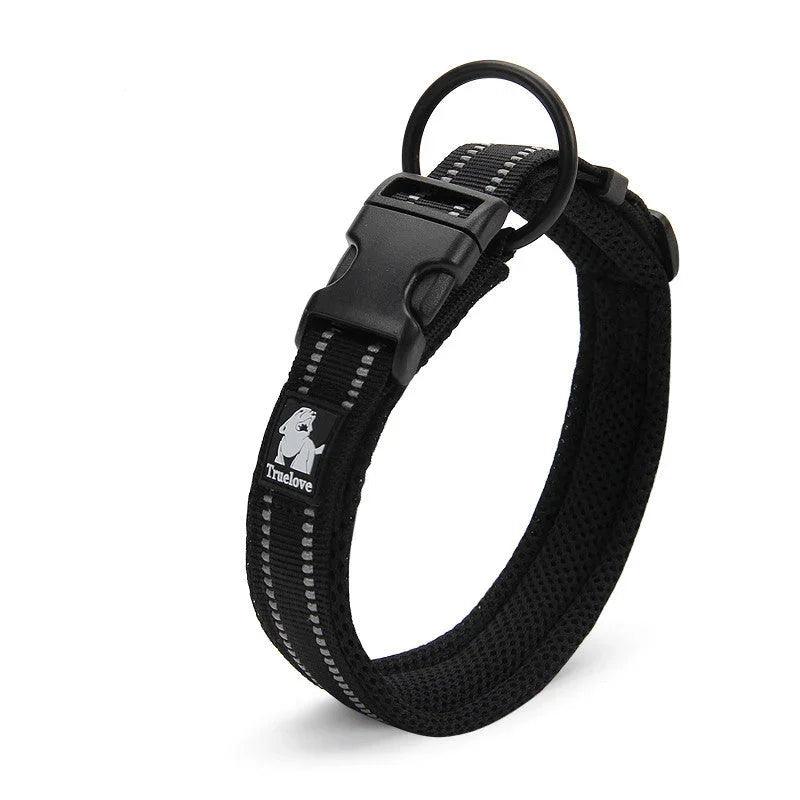 Anti-Strangulation Reflective Dog Collar – Soft Padded Nylon | 11 Colours, XXS–3XL