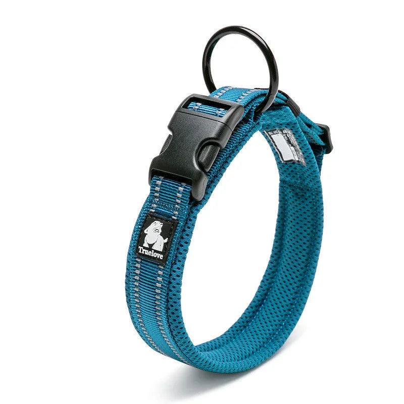 Anti-Strangulation Reflective Dog Collar – Soft Padded Nylon | 11 Colours, XXS–3XL