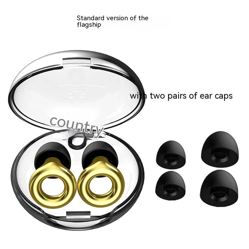 Noise-Cancelling Sleep Earplugs – Electroplated Silicone Ear Plugs | 24 Colours