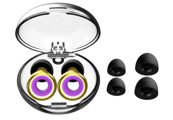Noise-Cancelling Sleep Earplugs – Electroplated Silicone Ear Plugs | 24 Colours