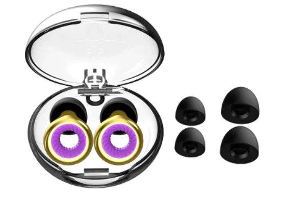 Noise-Cancelling Sleep Earplugs – Electroplated Silicone Ear Plugs | 24 Colours