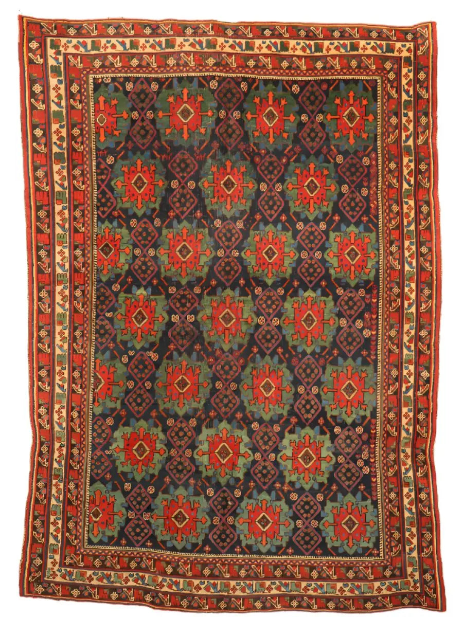 Antique Afshar Rug | 4' 3