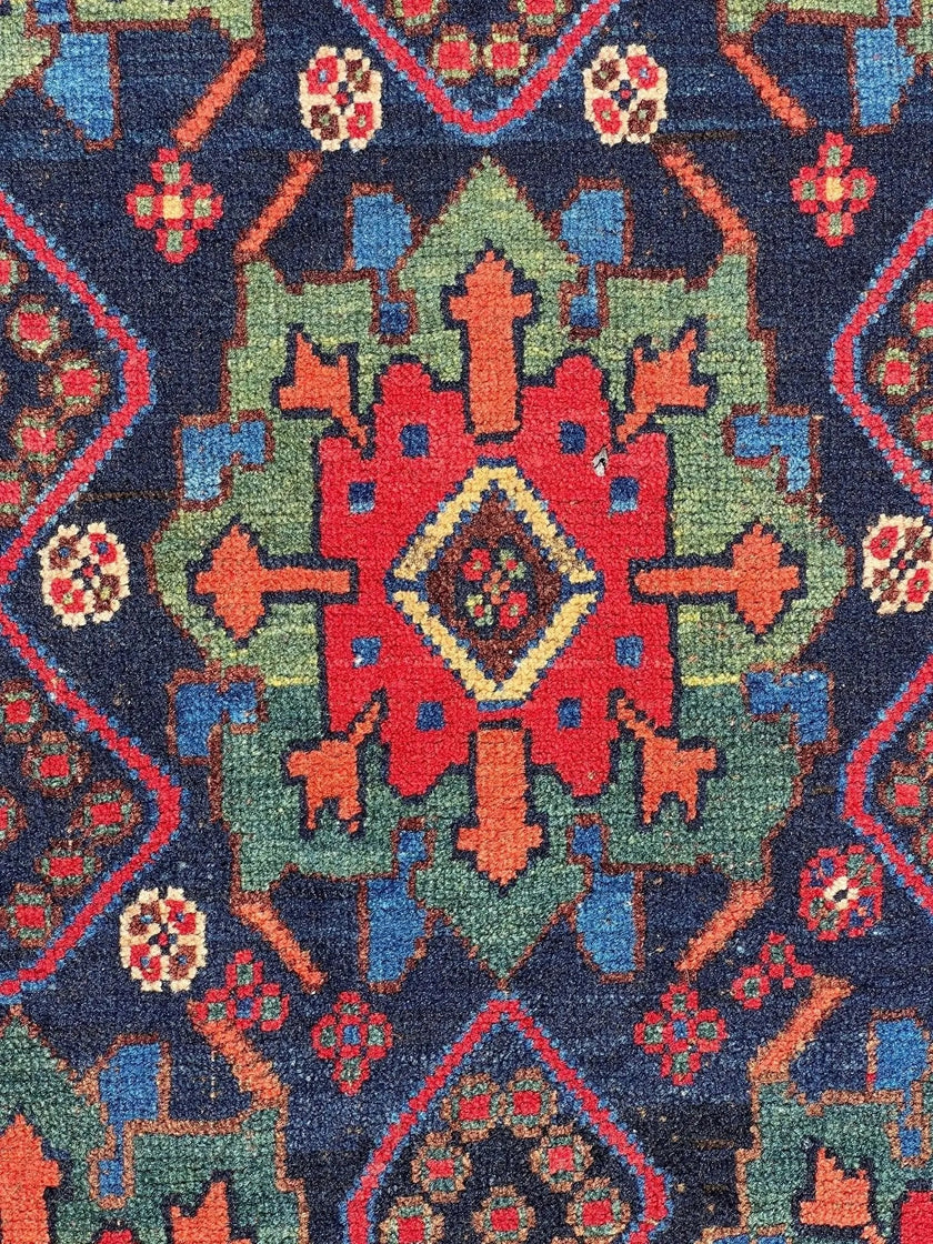 Antique Afshar Rug | 4' 3