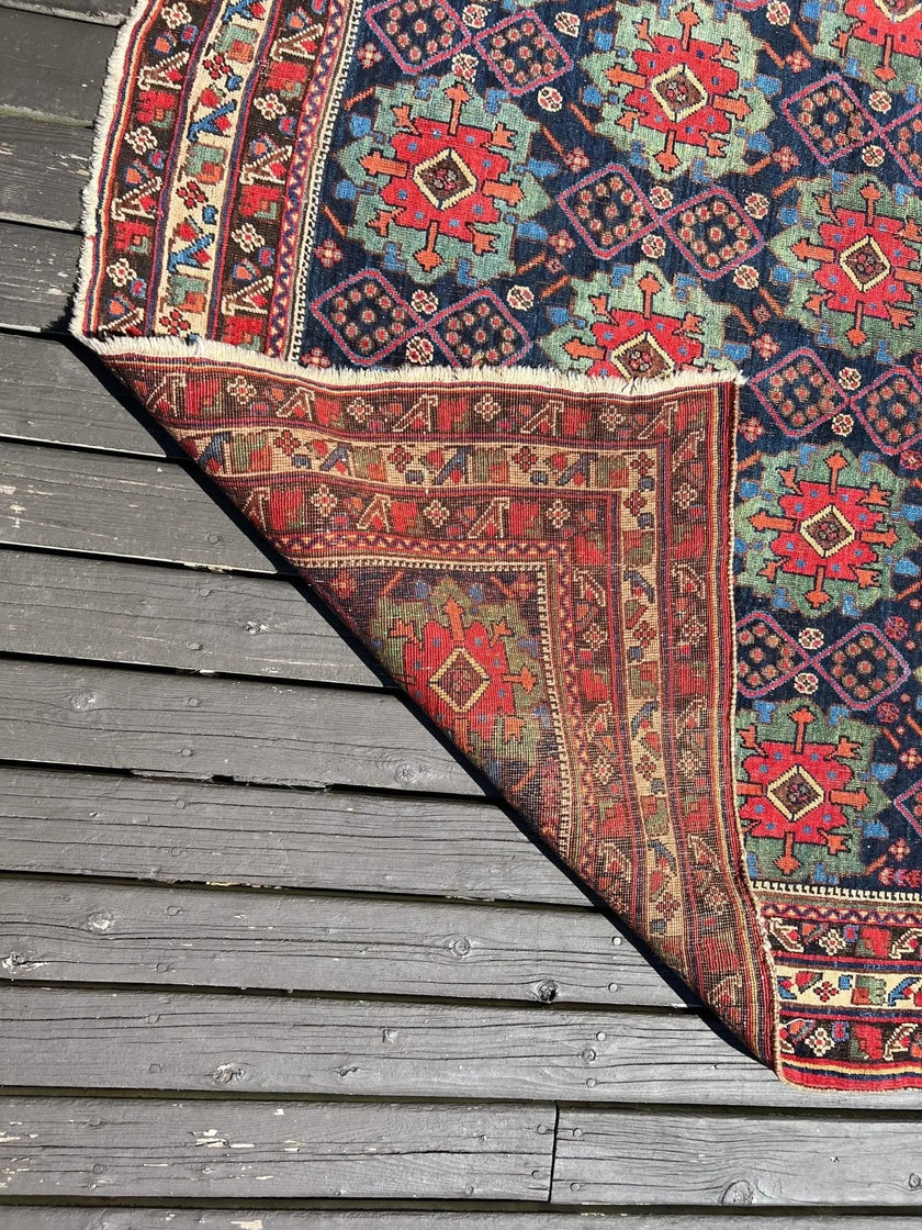 Antique Afshar Rug | 4' 3