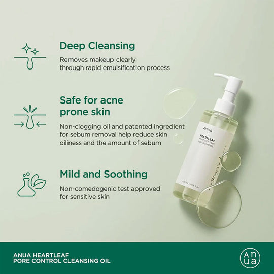 Anua Heartleaf Pore Control Cleansing Oil 200ml