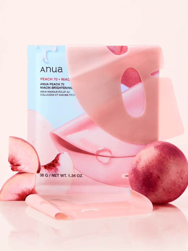 Anua Peach 70 Niacin Brightening Collagen Mask 38g - 1BOX 4PCS