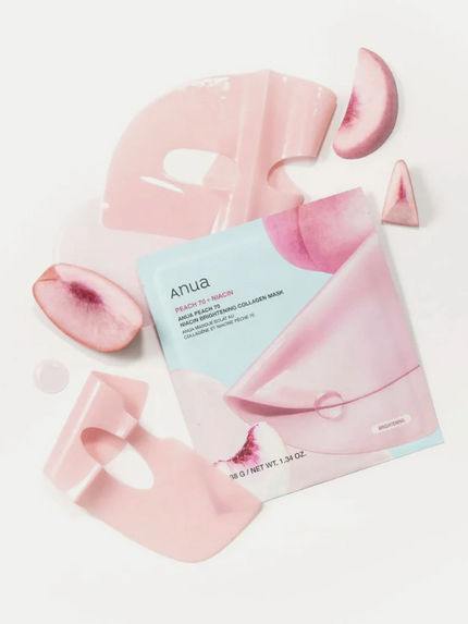 Anua Peach 70 Niacin Brightening Collagen Mask 38g - 1BOX 4PCS