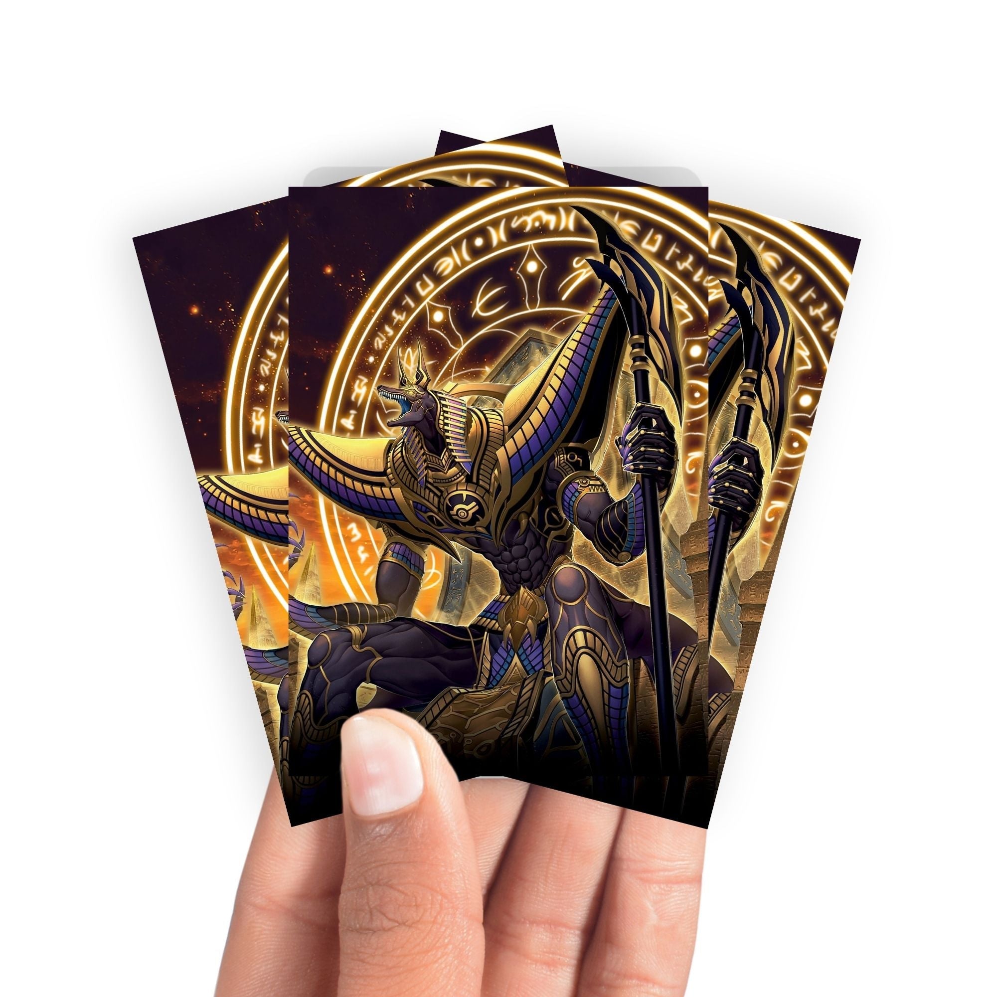 Manches de protection pour cartes Anubis