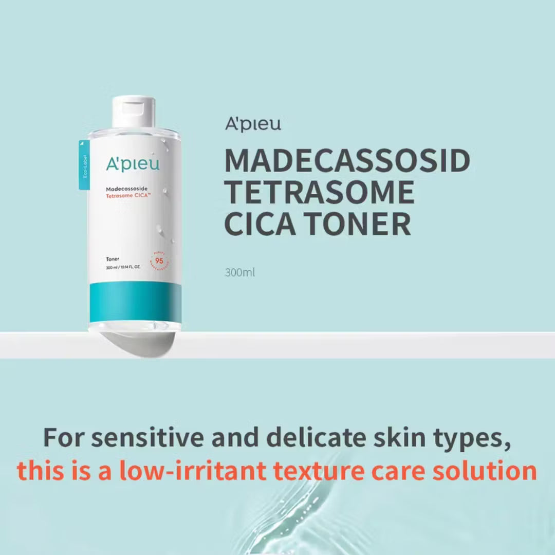 APIEU Madecassoside Tetrasome Cica Toner 300ml