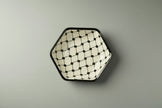 Hexagonal Appetizer Handmade Ceramic Plate