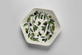 Hexagonal Appetizer Handmade Ceramic Plate