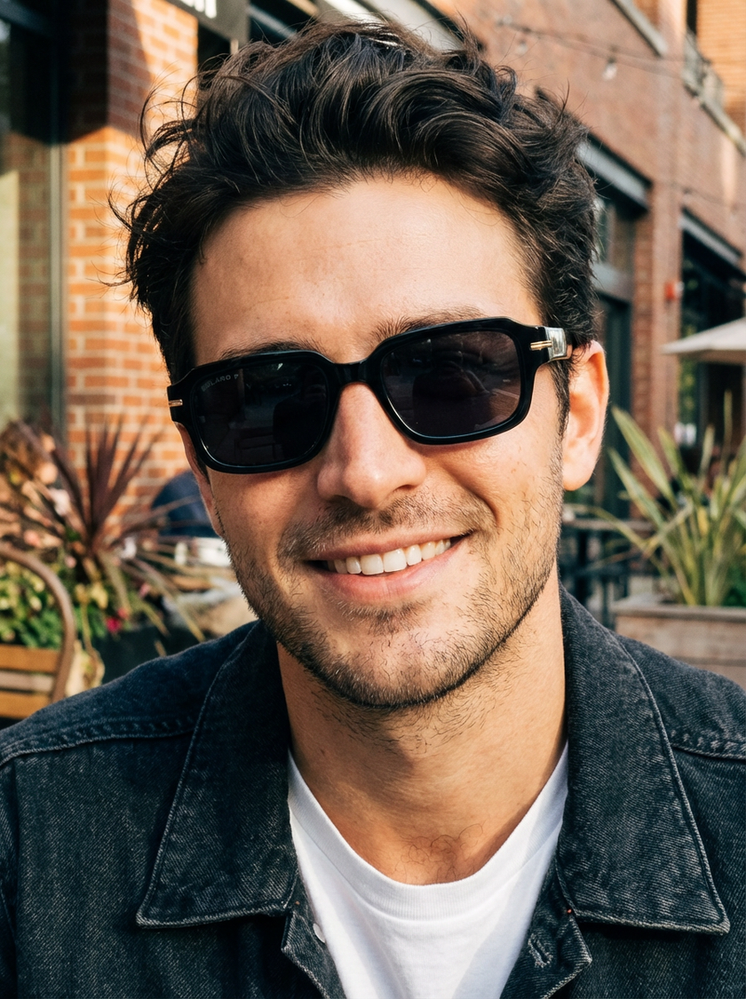 Rhea – Retro Rectangle Sunglasses | Bolero Eyewear