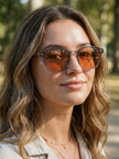 Ryan – Retro Square Keyhole Sunglasses | Bolero Eyewear