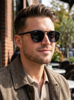 Maven – Square Keyhole Sunglasses | Bolero Eyewear