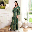 Arab  Bronzing Craft Dress Women Party Dress