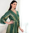 Arab  Bronzing Craft Dress Women Party Dress