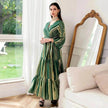 Arab  Bronzing Craft Dress Women Party Dress