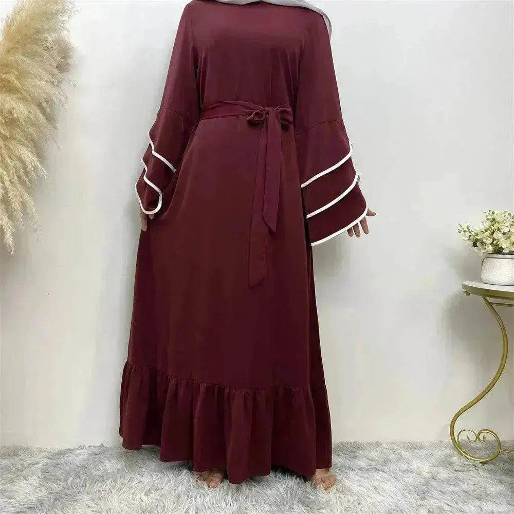 Arab  Fashion Dress At Hem For Women