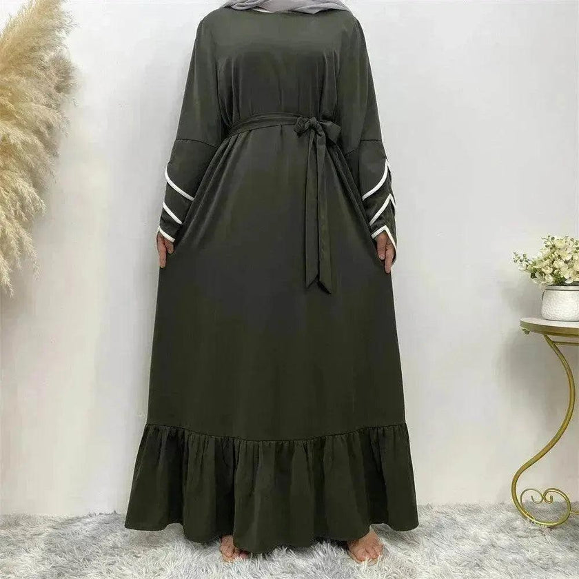 Arab  Fashion Dress At Hem For Women