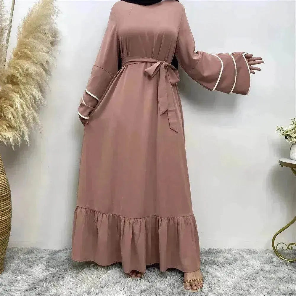 Arab  Fashion Dress At Hem For Women