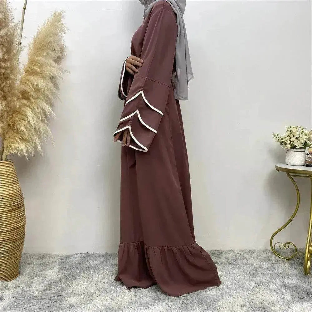 Arab  Fashion Dress At Hem For Women