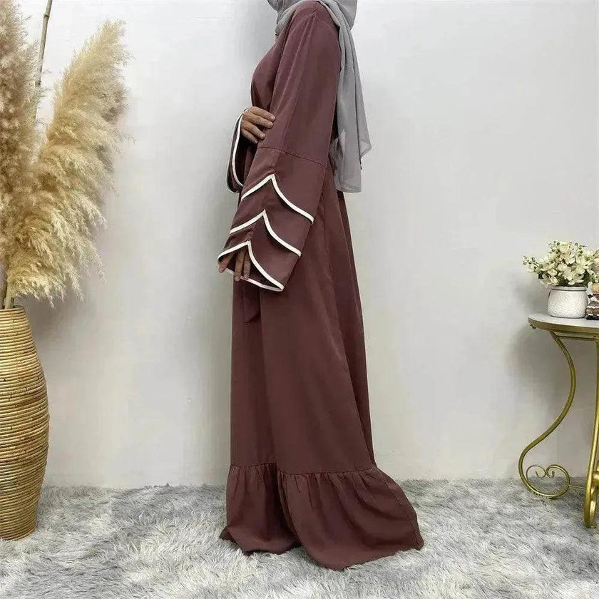 Arab  Fashion Dress At Hem For Women