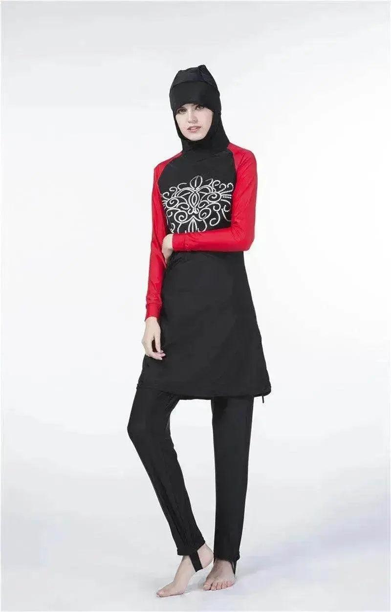Arab  One Piece Swimsuit Women's Long Sleeve Swimsuit